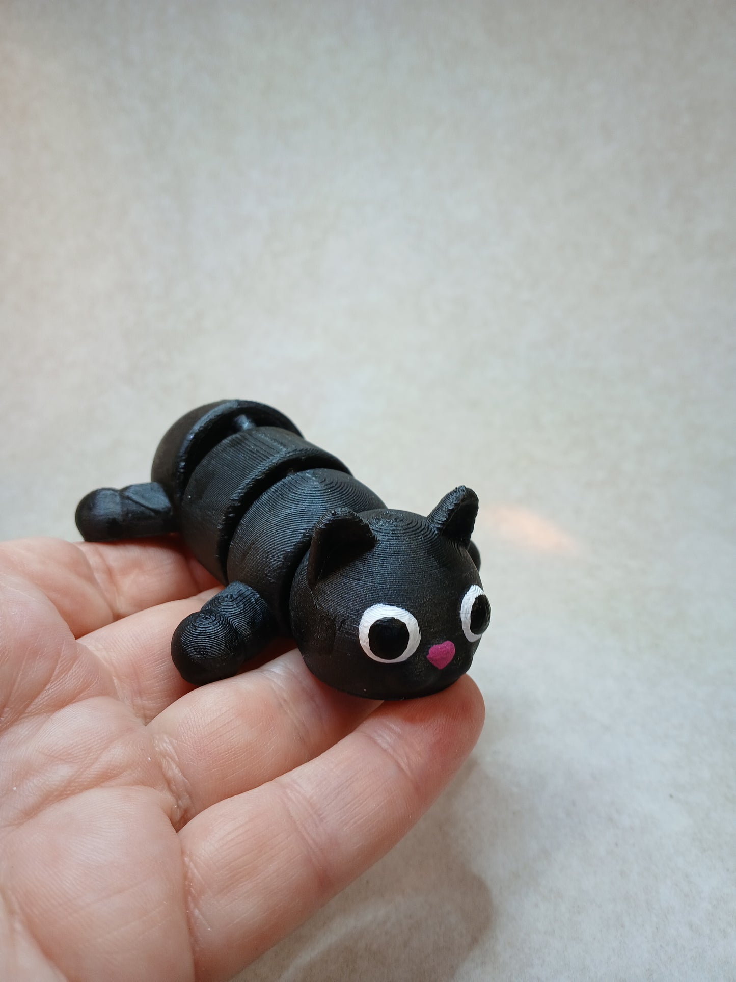 Articulated Black cat