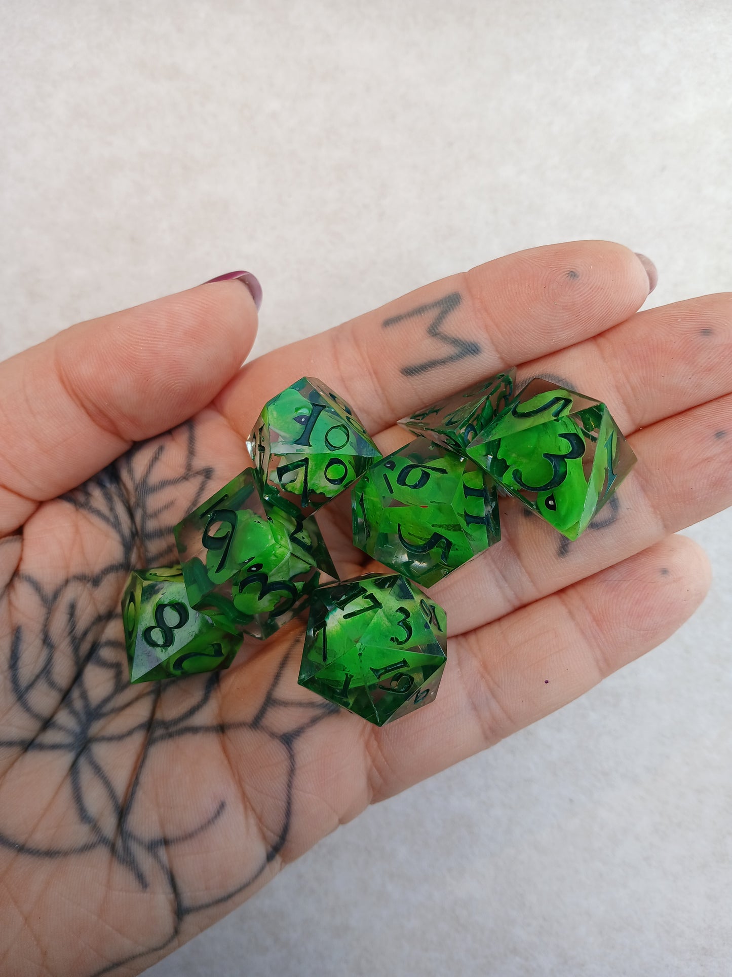 Dice set frog