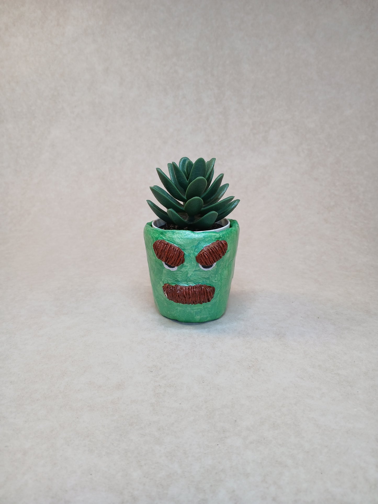 Monster pot grumpy man