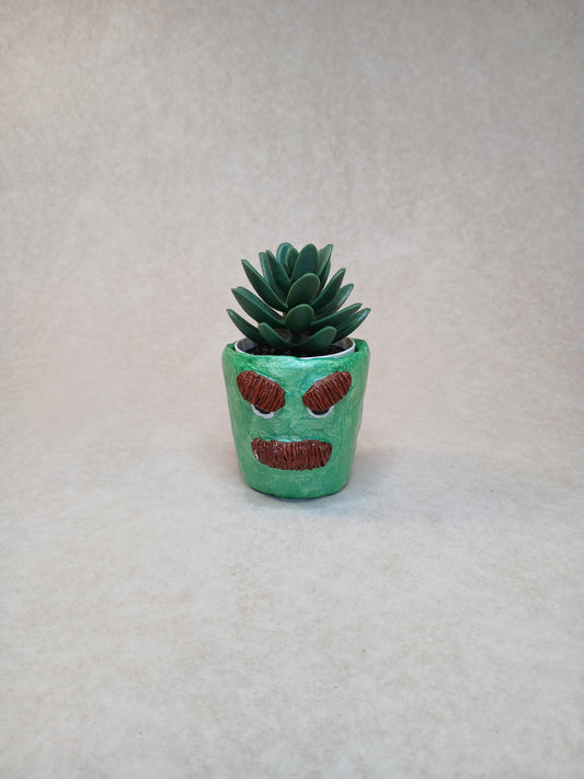 Monster pot grumpy man