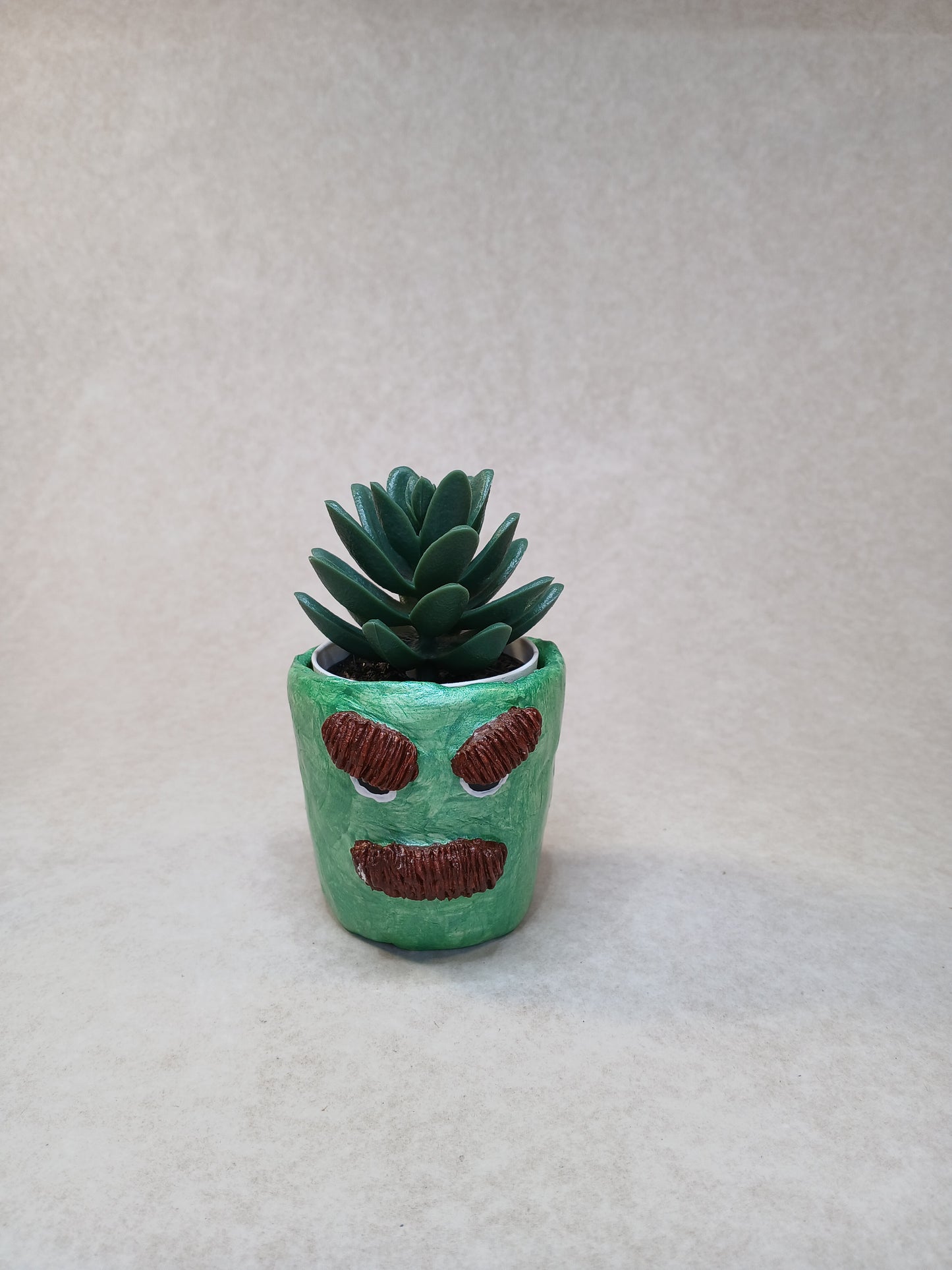 Monster pot grumpy man