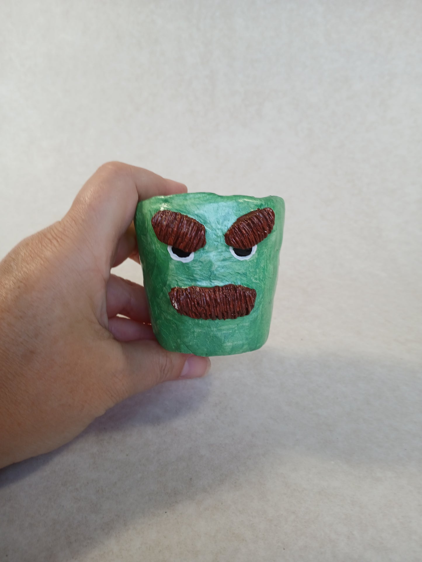 Monster pot grumpy man