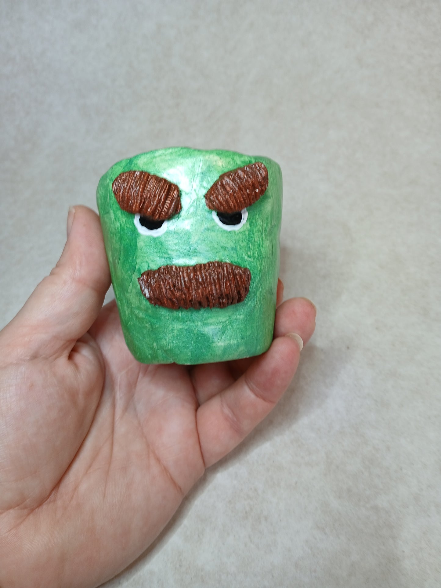 Monster pot grumpy man