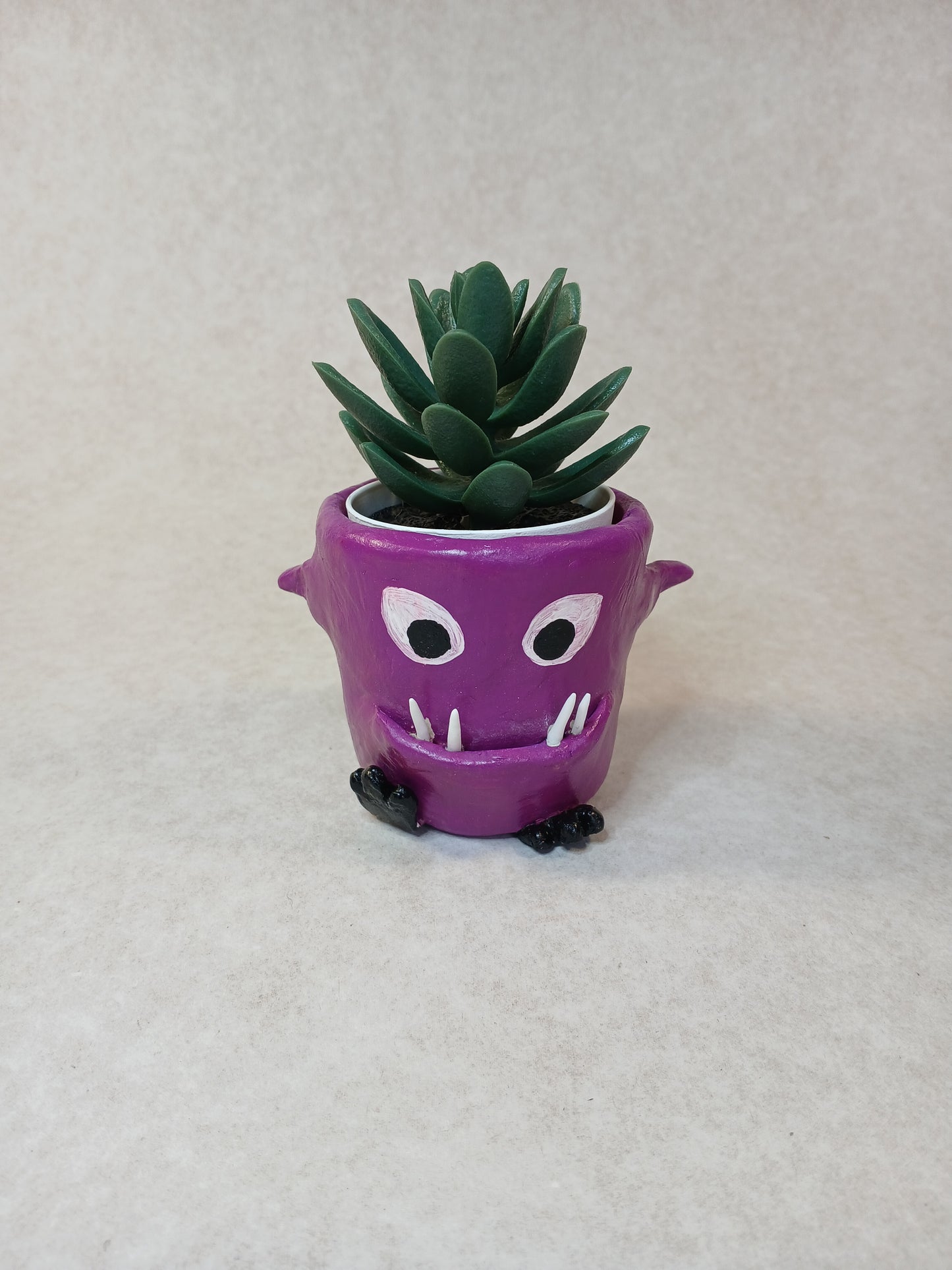Monster pot purple