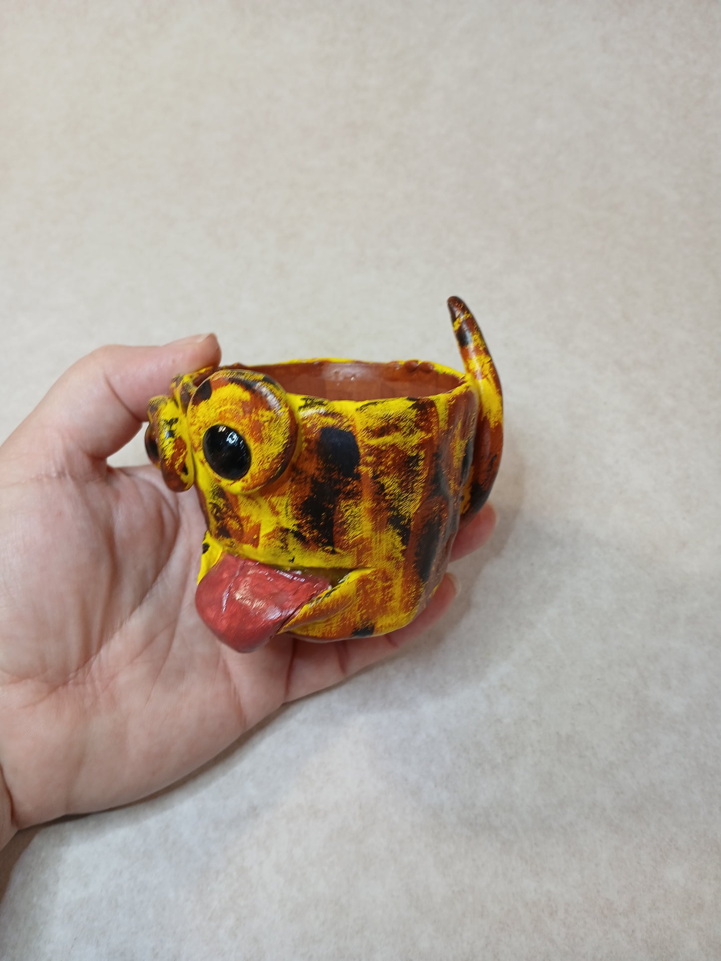 Monster pot Yellow