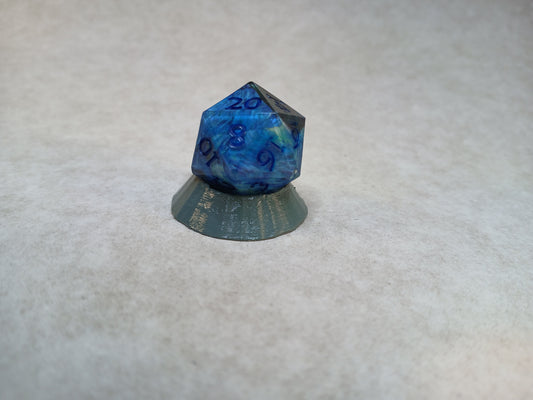 Dice D20 van Gogh