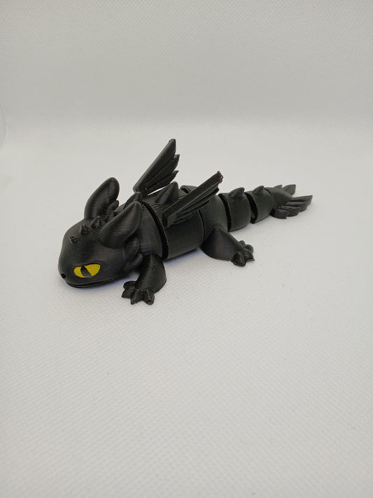 "Toothless" 8cm Articulated dragons
