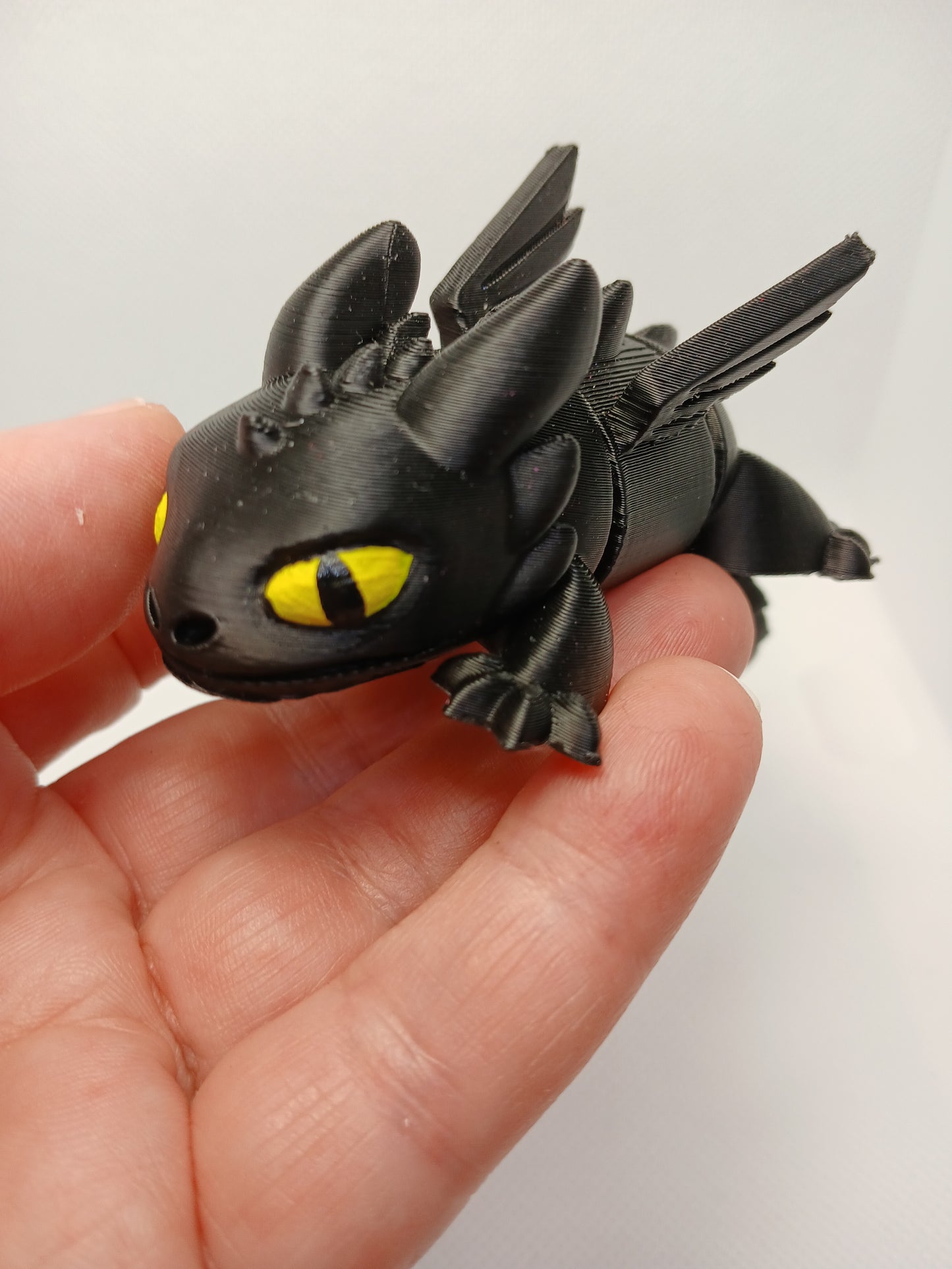 "Toothless" 9cm Articulated dragon