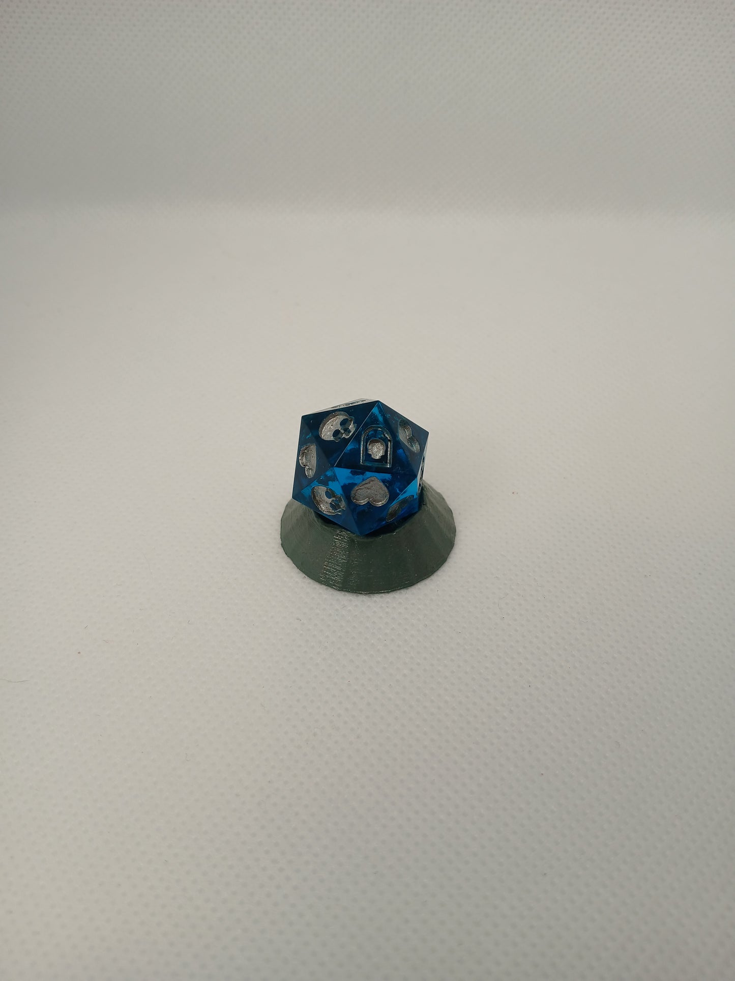 Death saving Dice Transparent Blue