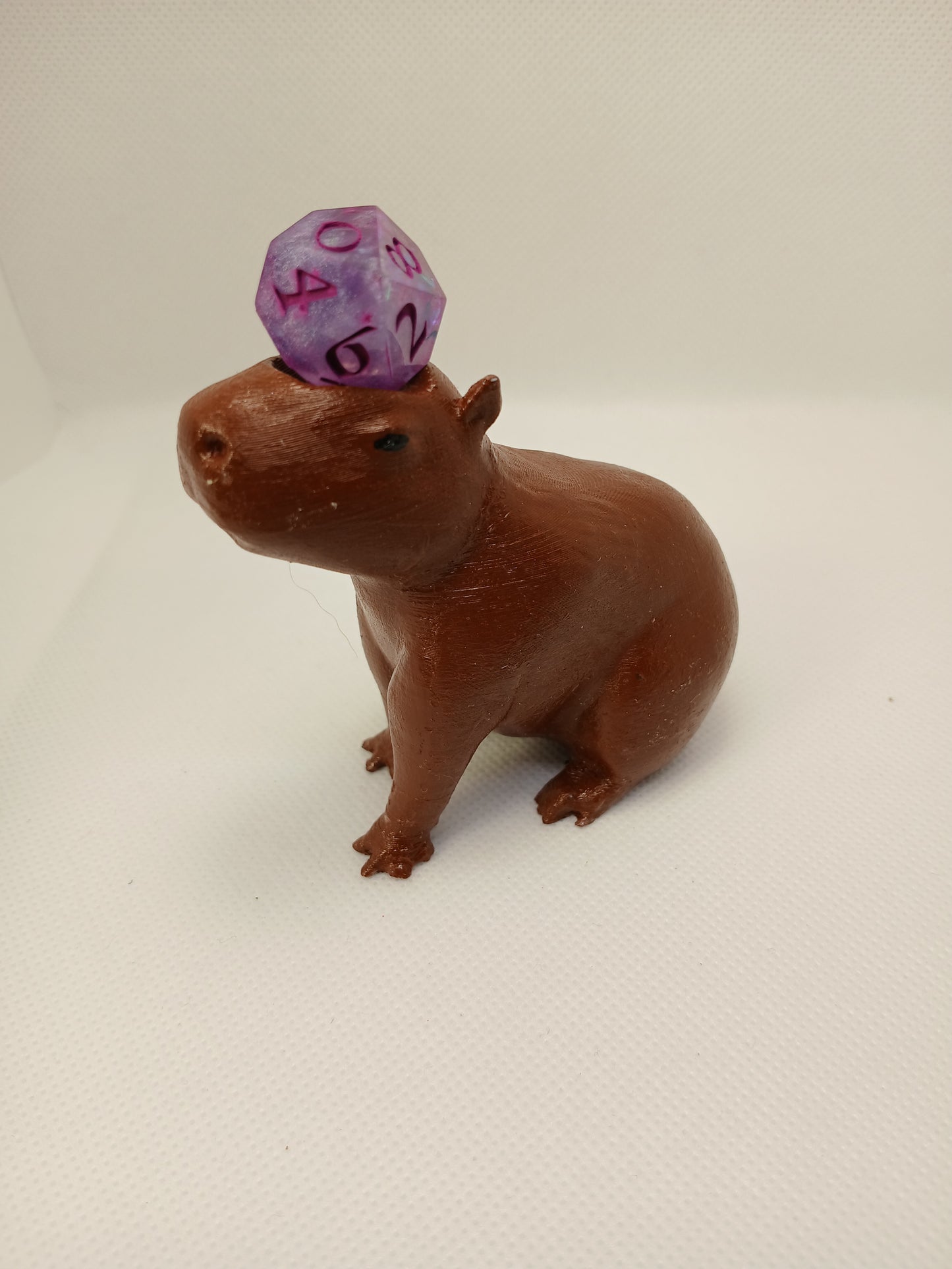 Capybara dice holder