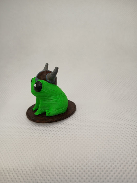 Freddie the Frog as a Viking