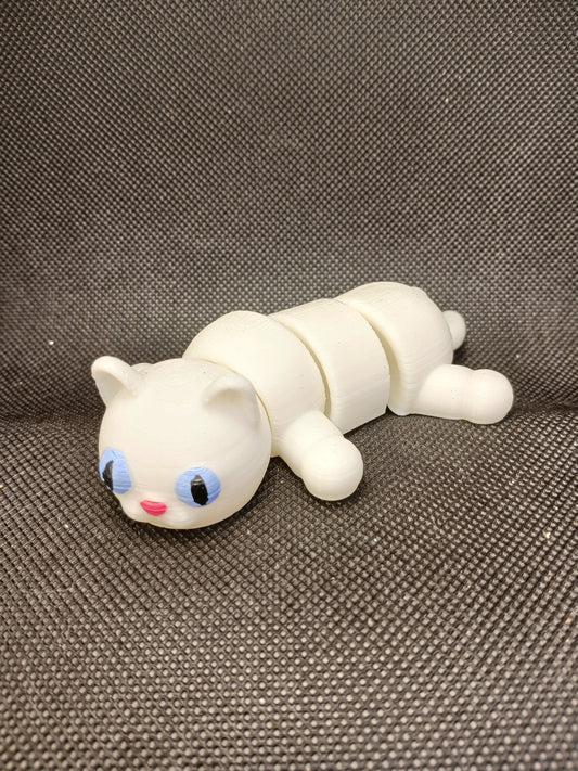 Articulated White cat